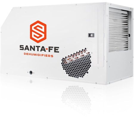 SANTA FE Stand Alone Dehumidifier, Impact 155 Pint Per Day AHAM, MERV-13 Filter, Crawlspace & Basement 4031470